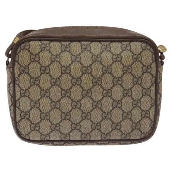 GUCCI GG Supreme Shoulder Bag PVC Beige Gold 007 115 6423 Auth BA3357 - Picture 2 of 16